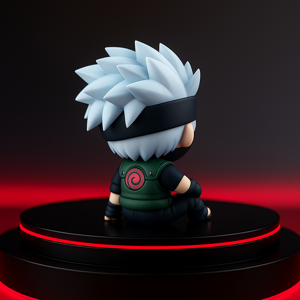 Kakashi Hatake Naruto Figure - 9cm Kawaii Q Version - Premium PVC Anime Collectible