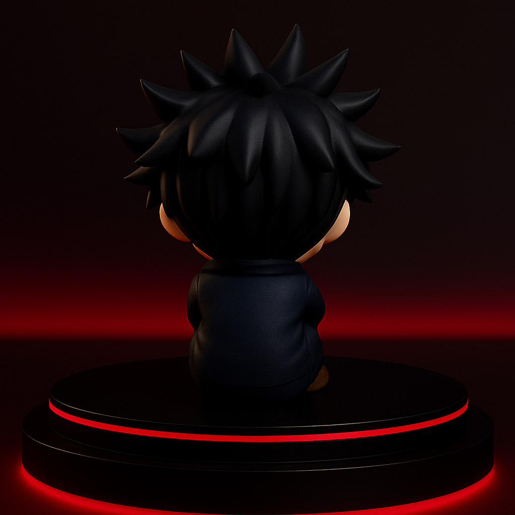 Megumi Fushiguro Jujutsu Kaisen Figure - 9cm Kawaii Q Version - Premium PVC Anime Collectible