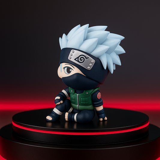 Kakashi Hatake Naruto Figure - 9cm Kawaii Q Version - Premium PVC Anime Collectible