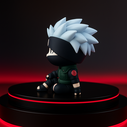 Kakashi Hatake Naruto Figure - 9cm Kawaii Q Version - Premium PVC Anime Collectible
