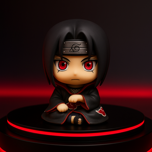 Itachi Uchiha Naruto Figure - 9cm Kawaii Q Version - Premium PVC Anime Collectible