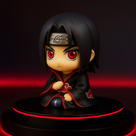 Itachi Uchiha Naruto Figure - 9cm Kawaii Q Version - Premium PVC Anime Collectible