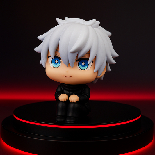 Gojo Satoru Jujutsu Kaisen Figure - 9cm Kawaii Q Version - Premium PVC Anime Collectible