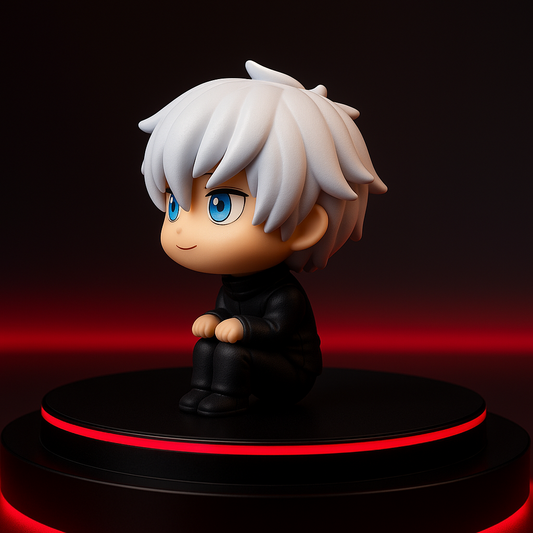 Gojo Satoru Jujutsu Kaisen Figure - 9cm Kawaii Q Version - Premium PVC Anime Collectible