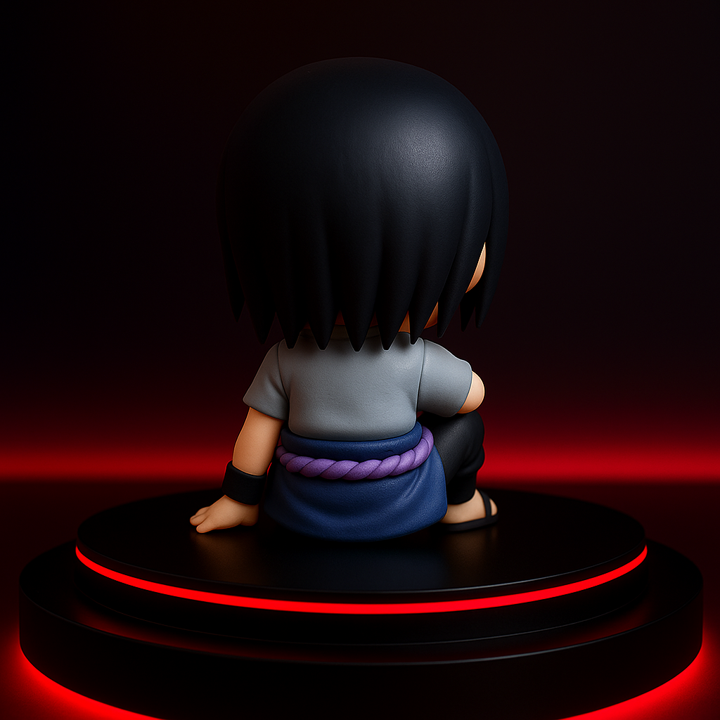 Sasuke Uchiha Naruto Figure - 9cm Kawaii Q Version - Premium PVC Anime Collectible