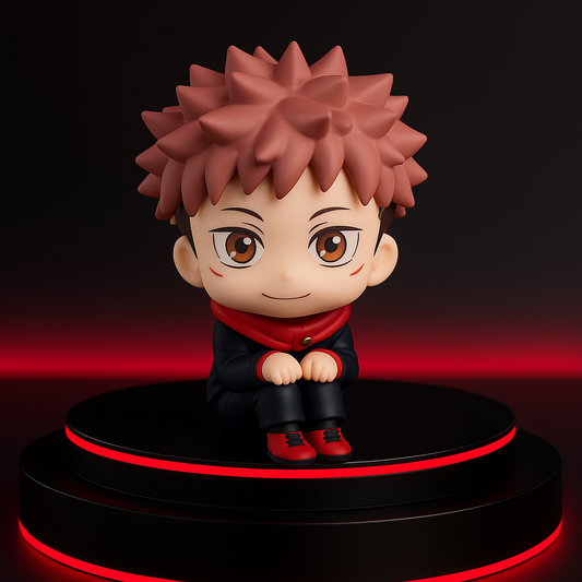 Yuji Itadori Jujutsu Kaisen Figure - 9cm Kawaii Q Version - Premium PVC Anime Collectible