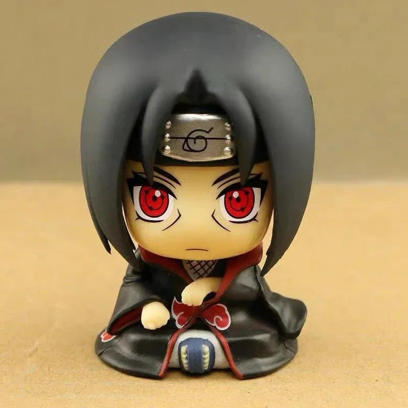Itachi Uchiha Naruto Figure - 9cm Kawaii Q Version - Premium PVC Anime Collectible