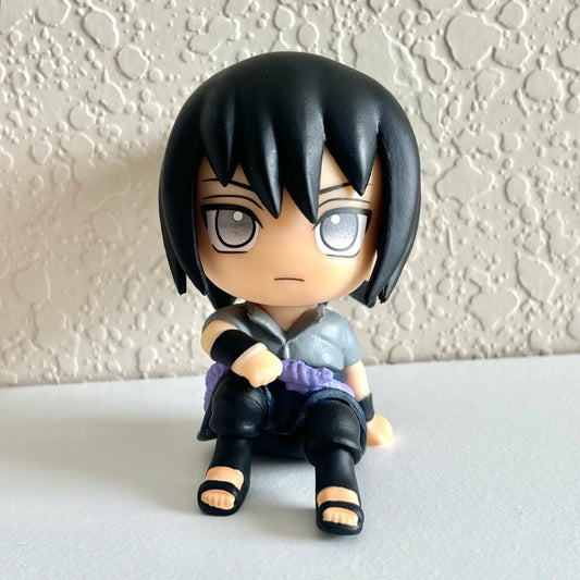 Sasuke Uchiha Naruto Figure - 9cm Kawaii Q Version - Premium PVC Anime Collectible